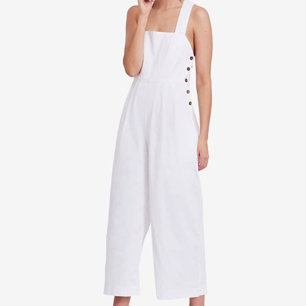 Free People Farah Cotton Crisscross Jumpsuit